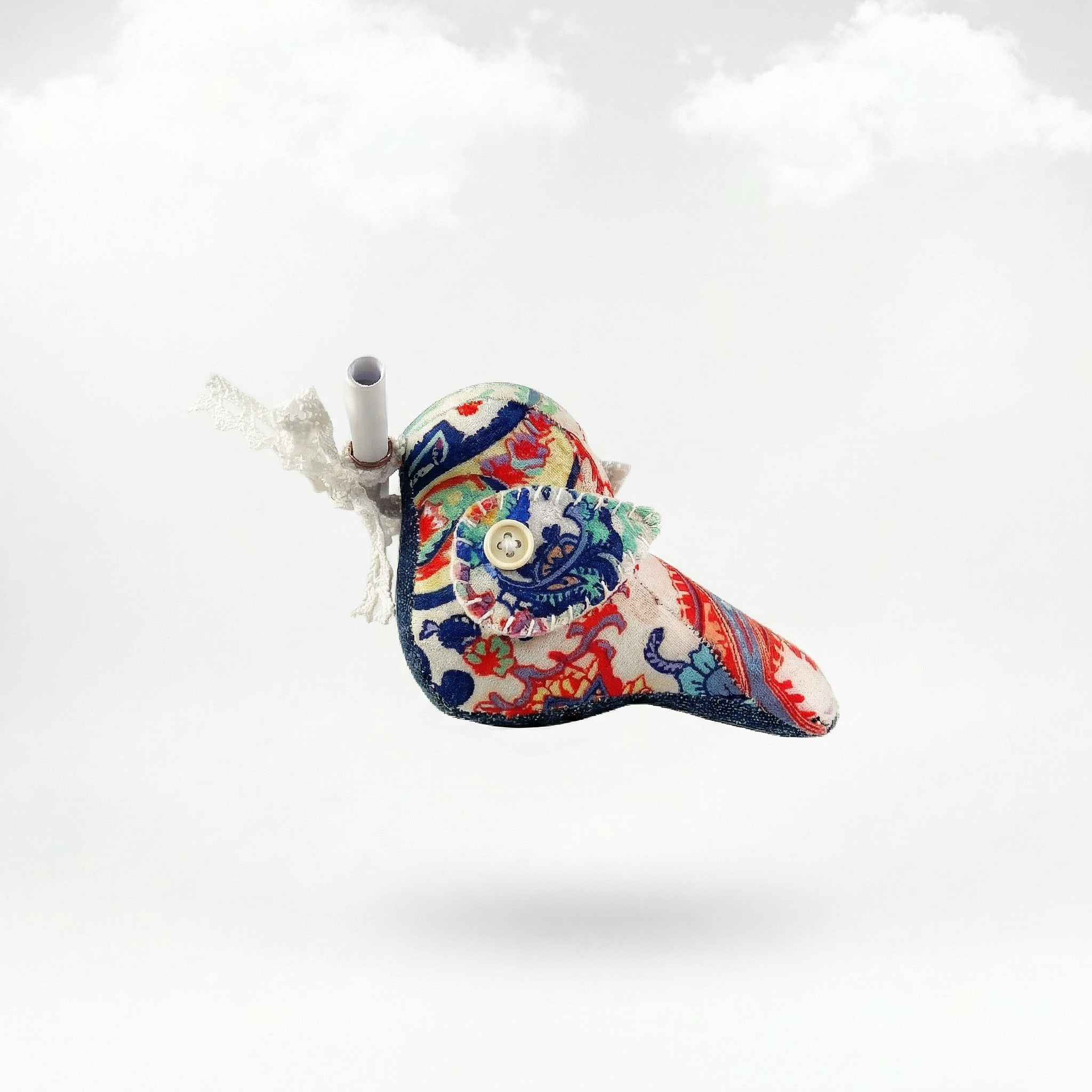 Messenger Bird – Der bunte Patchwork-Briefbote mit Magnet