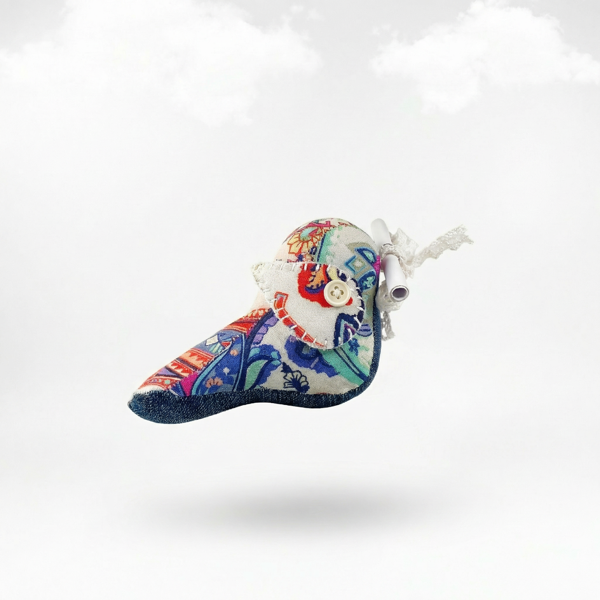 Messenger Bird – Der bunte Patchwork-Briefbote mit Magnet