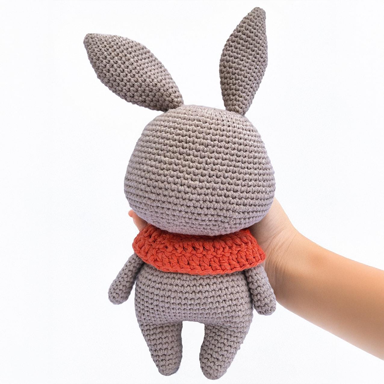 ZIGGY Hase Amigurumi aus Bio-Baumwolle – Handgehäkeltes Stofftier, Kuscheltier, Unikat, Geschenkidee, Babyspielzeug,  Naturmaterialien