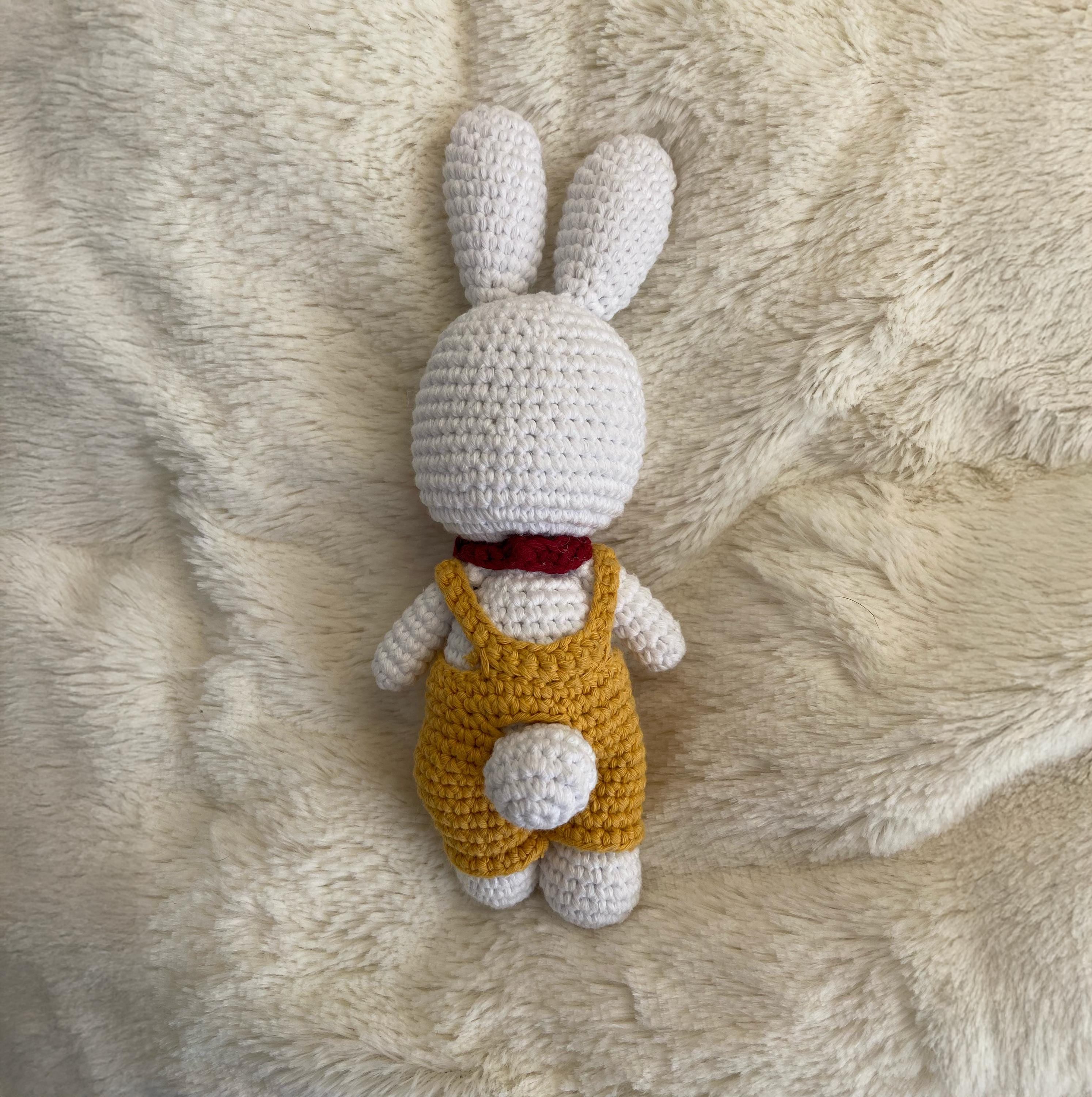 Amigurumi Häschen Bubu & Mumu  ist 18 cm groß. Bio-Baumwolle, Kuscheltier, Stofftier,Geschenk Babyspielzeug oder einfach süßer Begleiter.