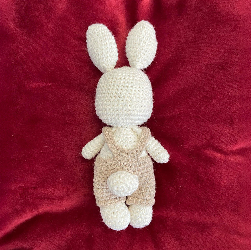 Amigurumi Häschen Bubu & Mumu  ist 18 cm groß. Bio-Baumwolle, Kuscheltier, Stofftier,Geschenk Babyspielzeug oder einfach süßer Begleiter.