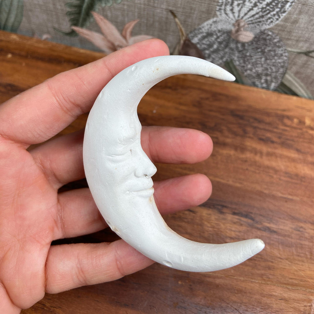 Zweiteilige 3D-Druckform in Halbmondform STL Datei.  Perfekt für lufttrocknenden/polymeren Ton Keramikarbeiten, FIMO