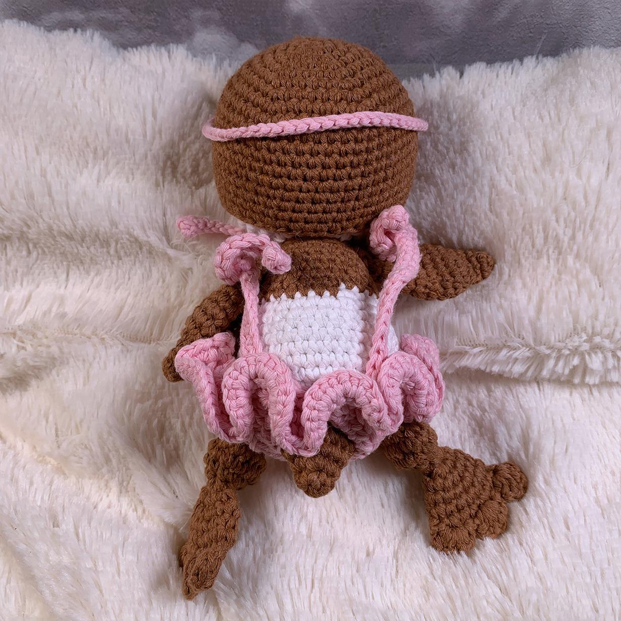 Handgemachte Amigurumi Baby Entenküken, Häkelpuppe, Geschenk, nachhaltiges Spielzeug, Biobaumwolle